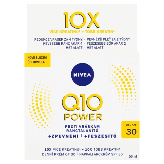 Nivea Q10 plus Ránctalanító arckrém SPF30  50 ml