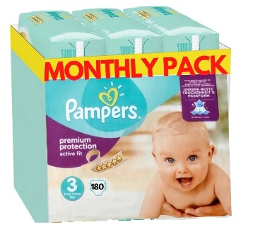 PAMPERS PREMIUM PROTECTION PELENKA ACTIVE FIT